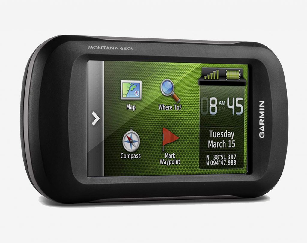 Garmin Montana 680t vertical