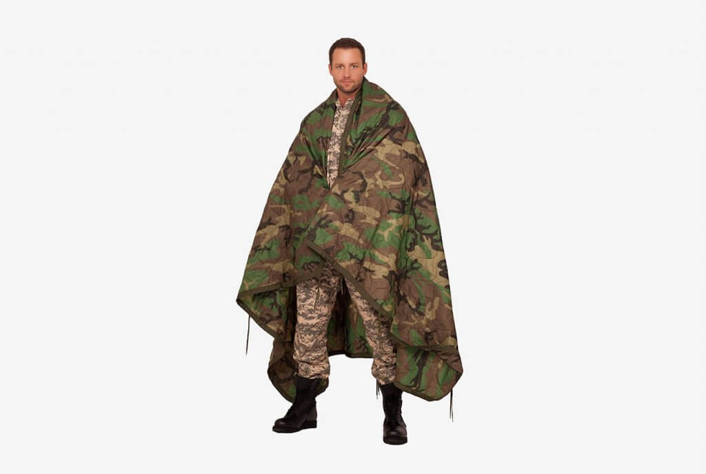 Genuine US Military All Weather Poncho Liner Blanket