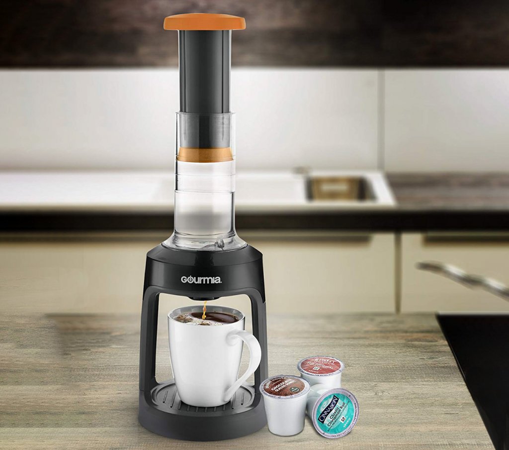 Gourmia GKCP135 Manual Coffee Brewer in the kitchen