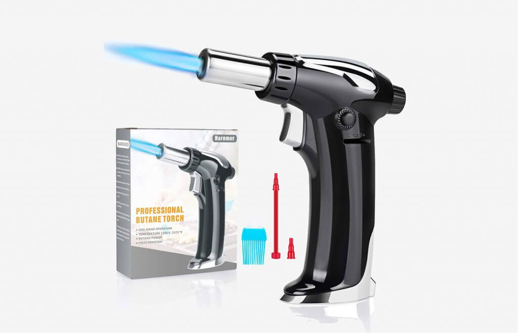 Harnmor GF-905 Kitchen Culinary Butane Torch