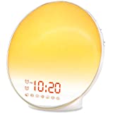 Wake Up Light Sunrise Alarm Clock By Jall