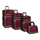 U.S. Traveler New Yorker 4-Piece Luggage Set