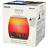 iHome Zenergy Bedside Sleep Therapy Machine And Sunlight Alarm Clock