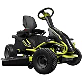 Ryobi 38 inches 100 Ah Battery Electric Rear Engine Riding Lawn Mower