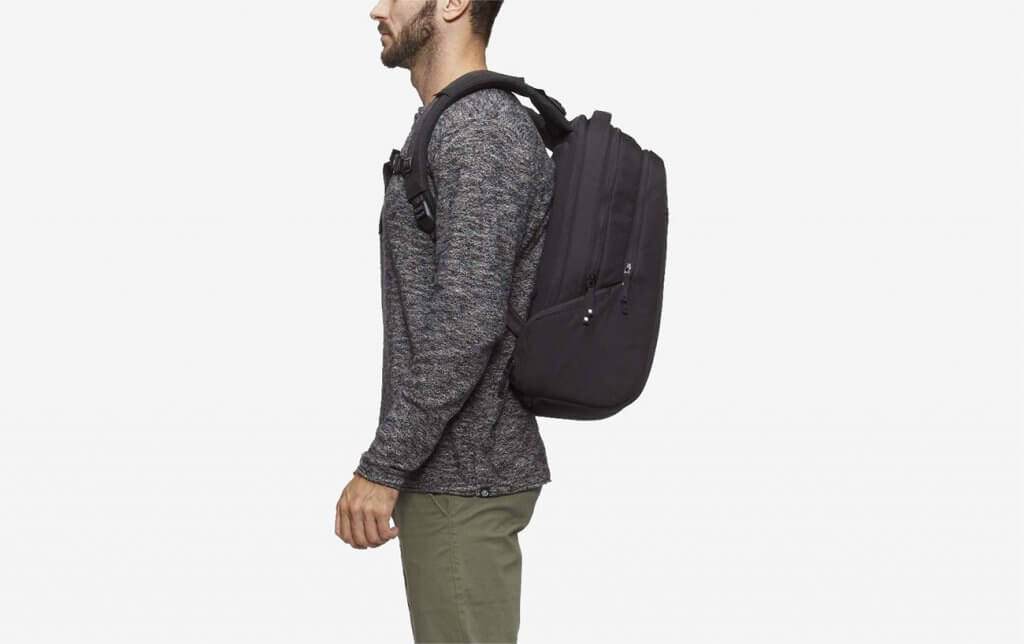 model wearing the Incase Icon Pack