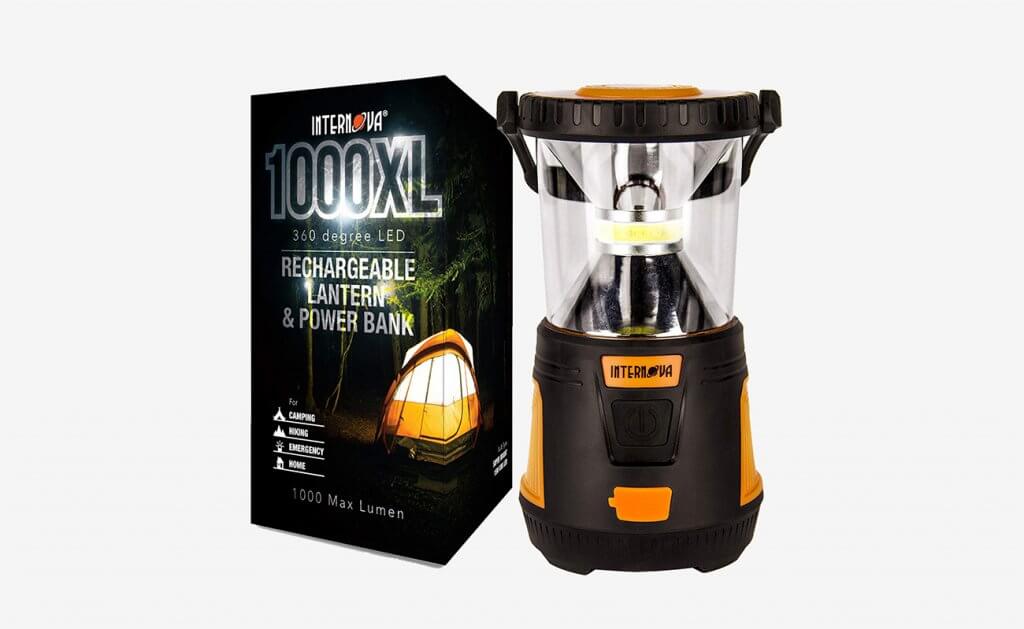 Internova Rechargeable LED Camping Lantern Power Bank