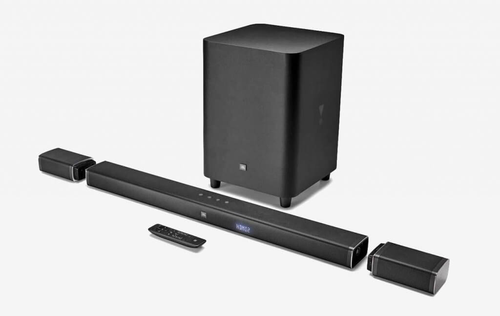 JBL Bar 5.1 4K Ultra HD 5.1-Channel Soundbar with True Wireless Surround Speakers