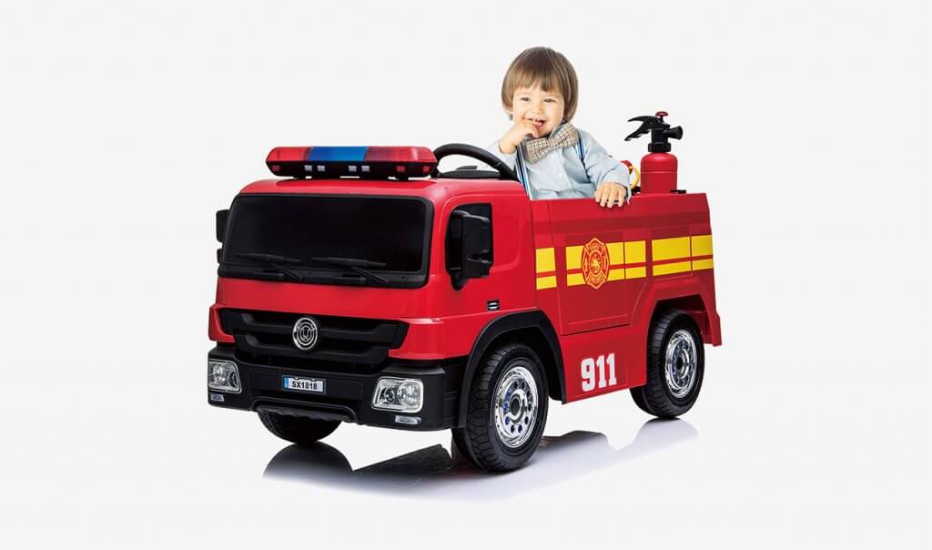kidsclub Ride-On Fire Truck Toy