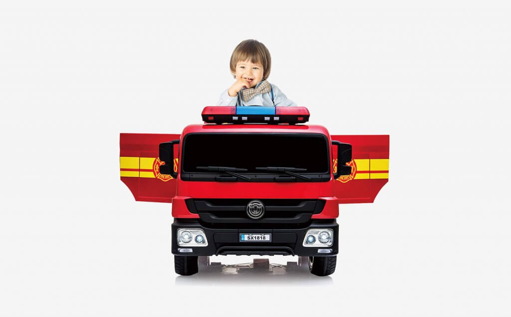 kidsclub Ride-On Fire Truck Toy