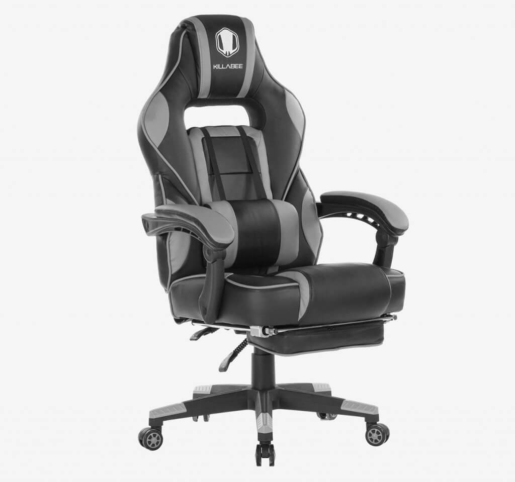 KILLABEE Reclining Memory Foam Racing-Style Gaming Chair