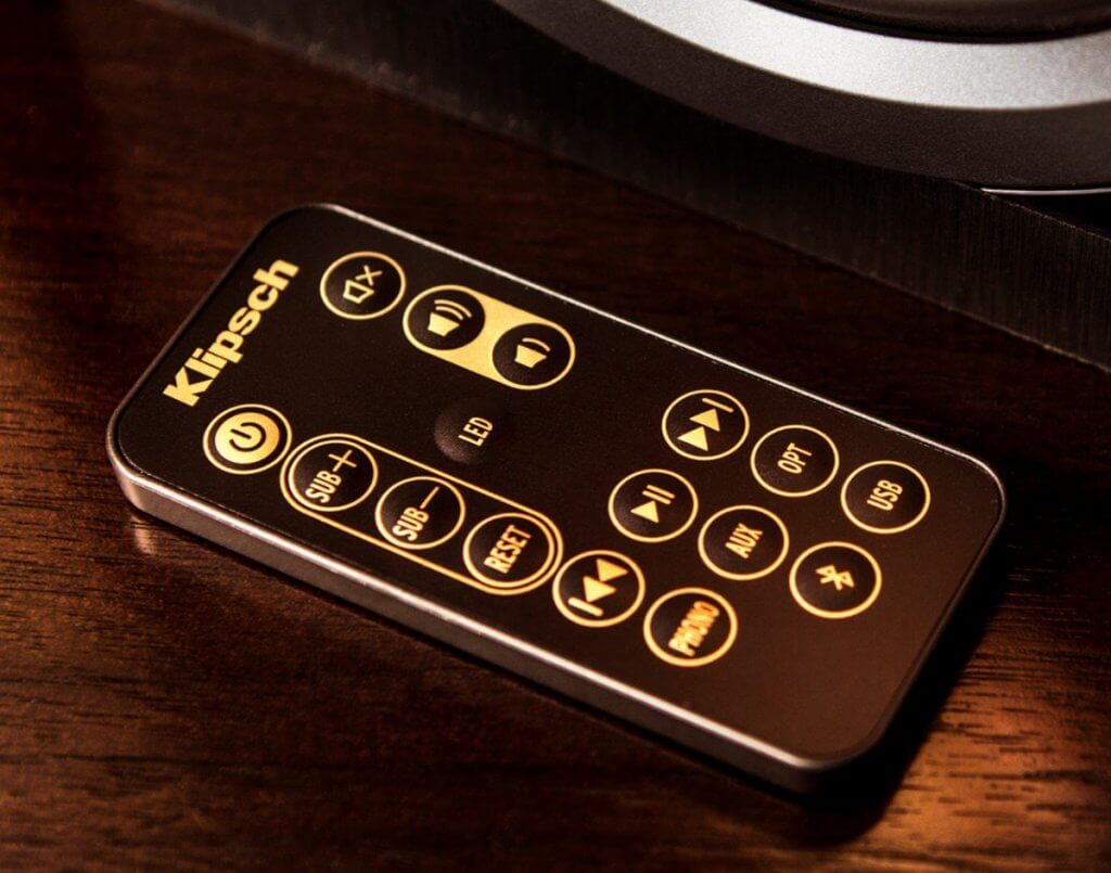 Klipsch R-15PM Powered Monitor remote