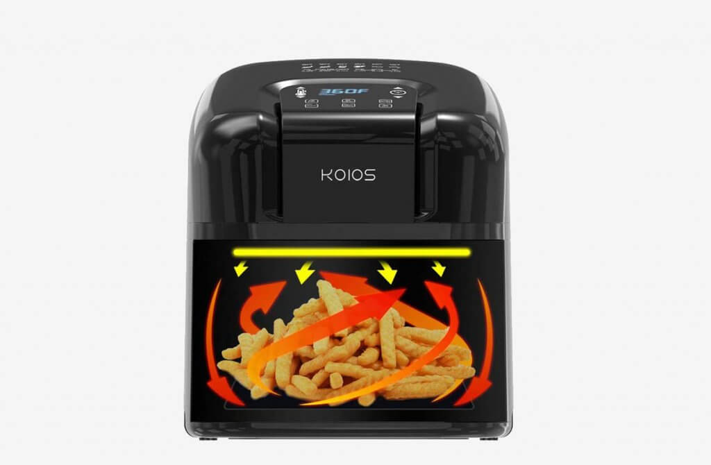 KOIOS 6.8-Quart Large Air Fryer and Dehydrator