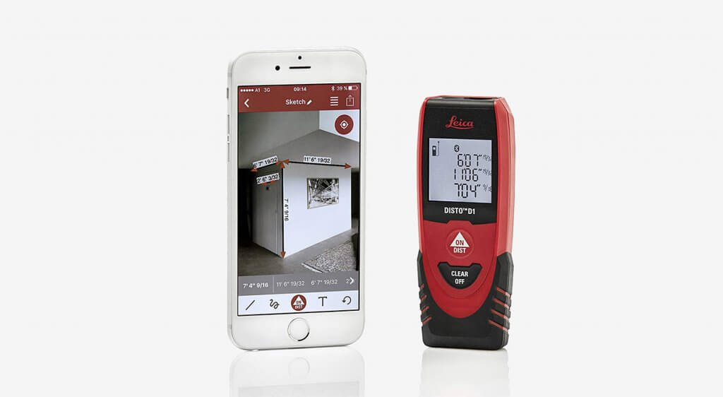 Leica Disto D1 and smartphone app