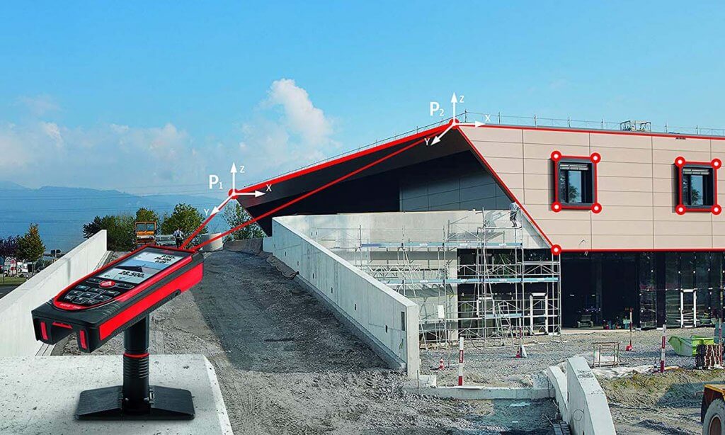 Leica DISTO s910 Pro Pack on construction site