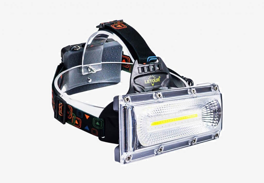 4 LETOUR COB Rechargeable Headlamp
