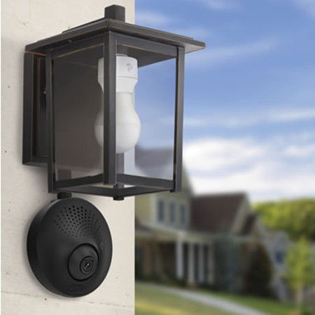 Light Socket Powered WiFi Security Camera
