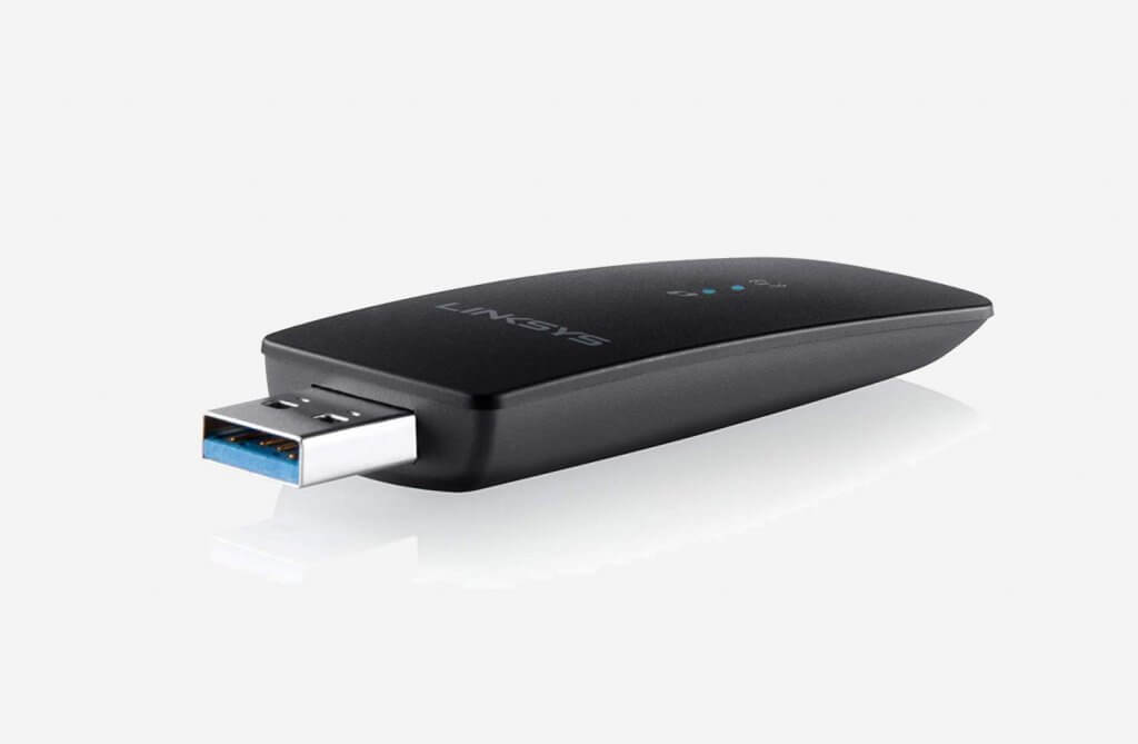 Linksys Dual-Band AC1200 USB 3.0 Wireless Adapter side