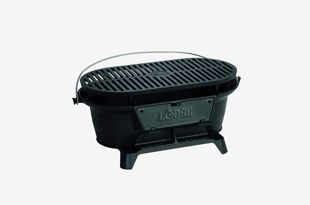 Lodge Cast Iron Sportsman's Hibachi-Style Charcoal Grill