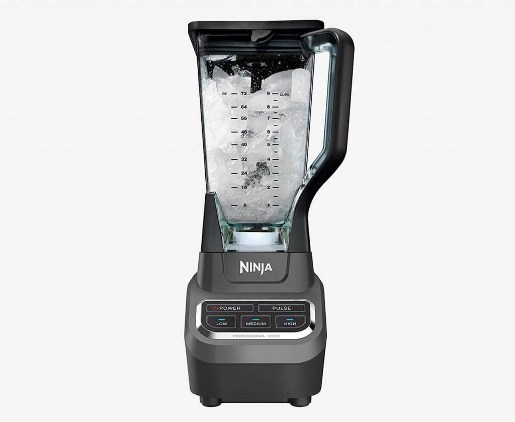 Making crushed ice in the Ninja Professional
