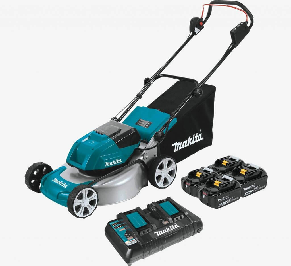 Makita XML03PT1 18-Volt Cordless Lawn Mower