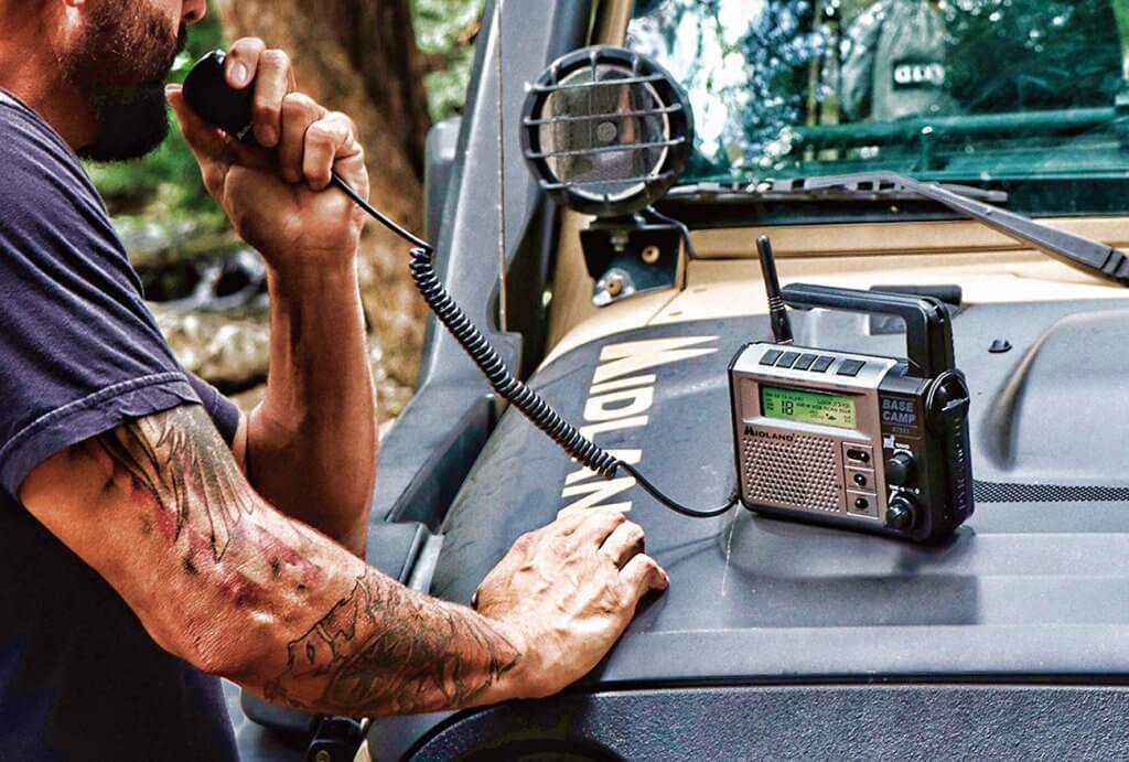 Midland outdoor CB radio use