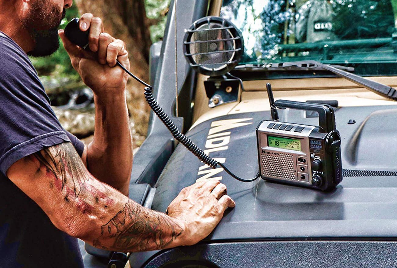 Midland outdoor CB radio use