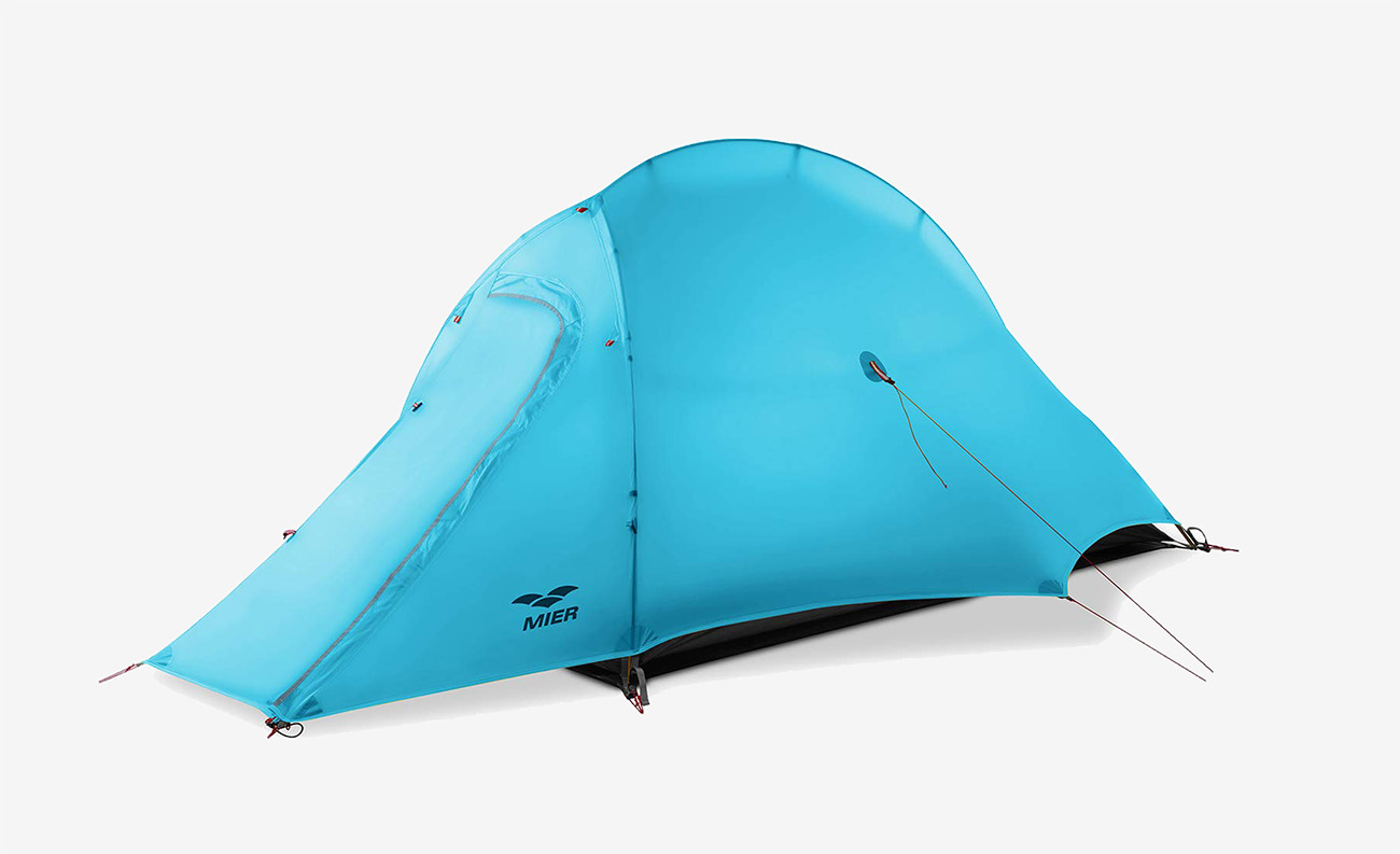 MIER Lightweight 1 Person Easy Setup Outdoor Backpacking Tent