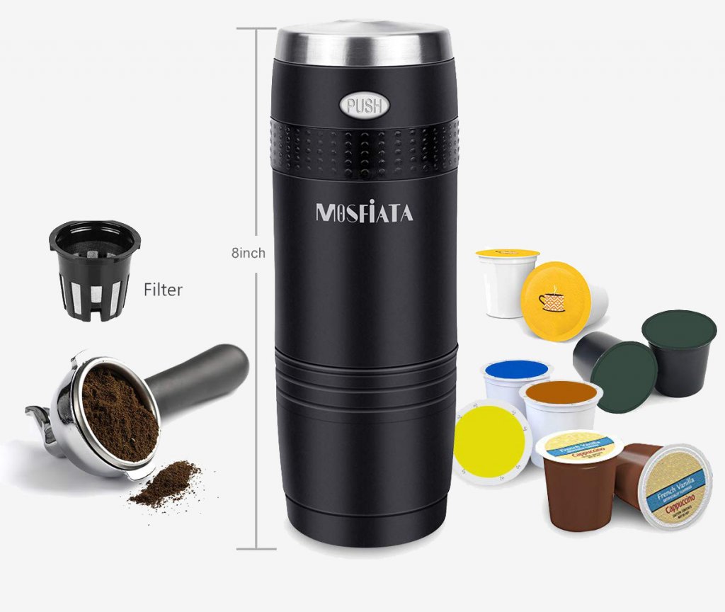 MOSFiATA Portable Coffee Maker measurements