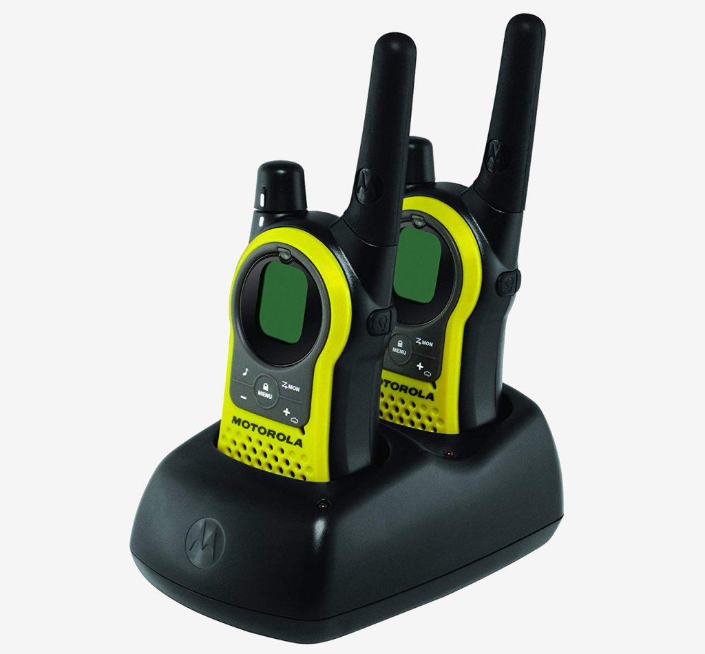 Motorola Talkabout Radio MH230R on docking station