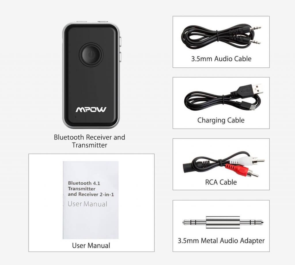 Mpow 2-In-1 accessories
