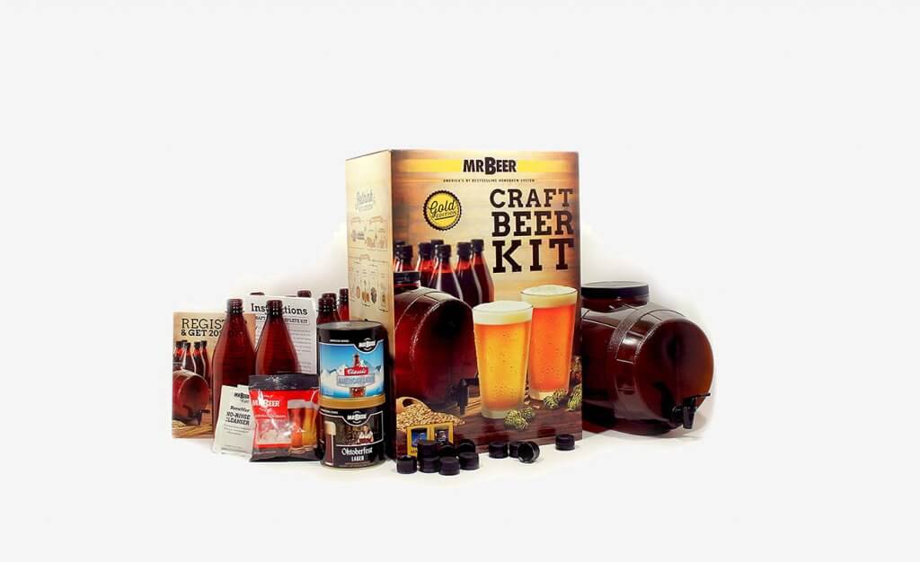 Mr. Beer 2 Gallon Complete Starter Premium Gold Edition