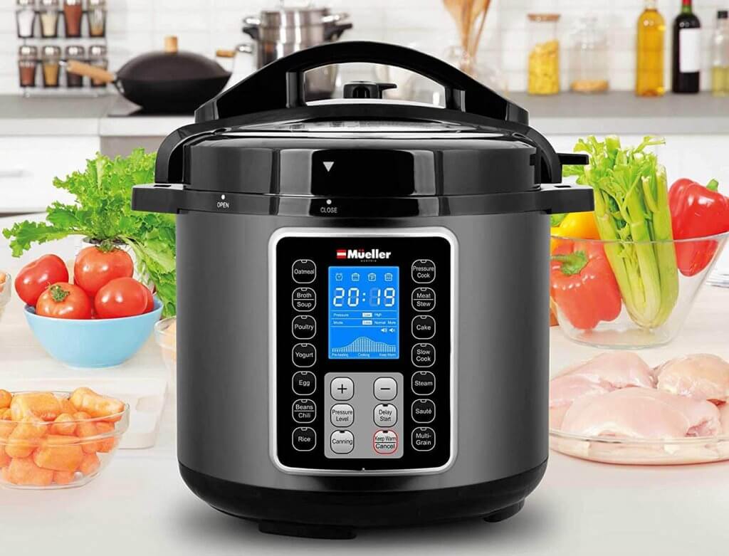 MUELLER Ultrapot 6Q Pressure Cooker in the kitchen