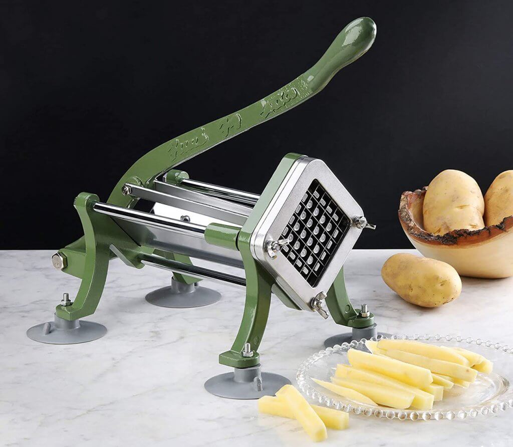 New Star Food Service 42313 Commercial Restaurant French Fry Cutter with Suction Feet