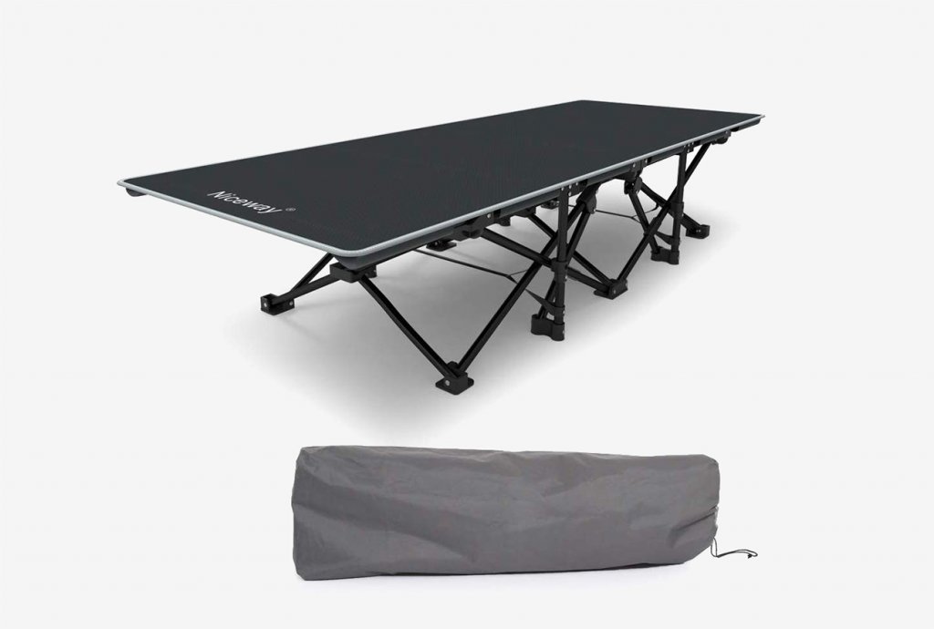 Nice way Oxford Portable Folding Bed Camping Cot with Storage Bag