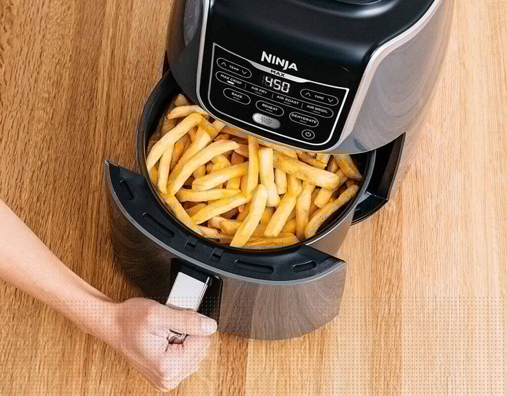 French fries in the Ninja AF161 5.5-Quart Max XL Air Fryer
