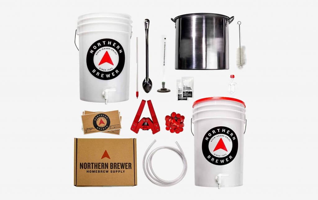 Northern Brewer Homebrewing 5 Gallon Starter Set with Testing Equipment