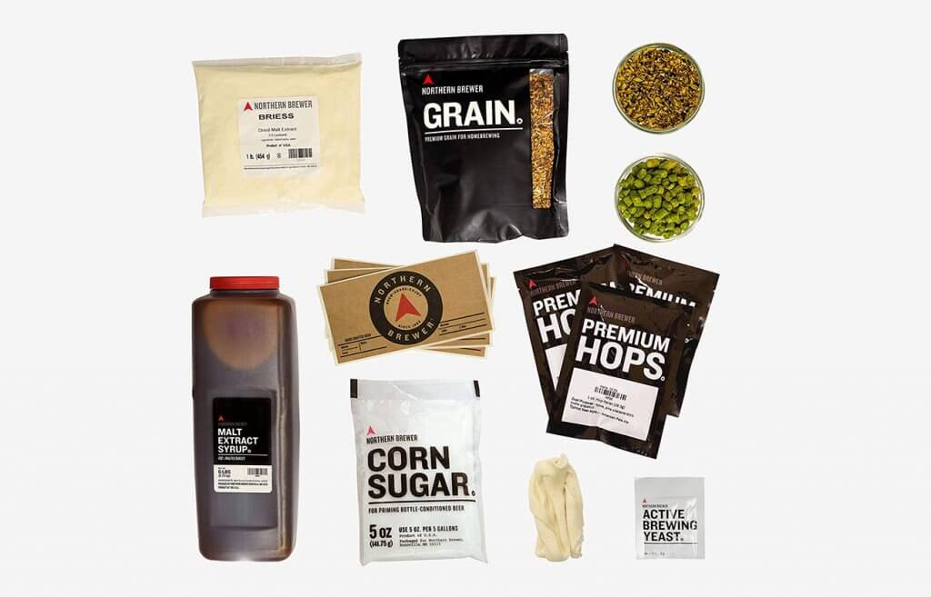 Northern Brewer Homebrewing Starter Set ingredients