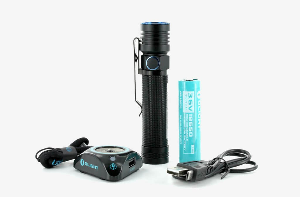 Olight S30R III and accessories