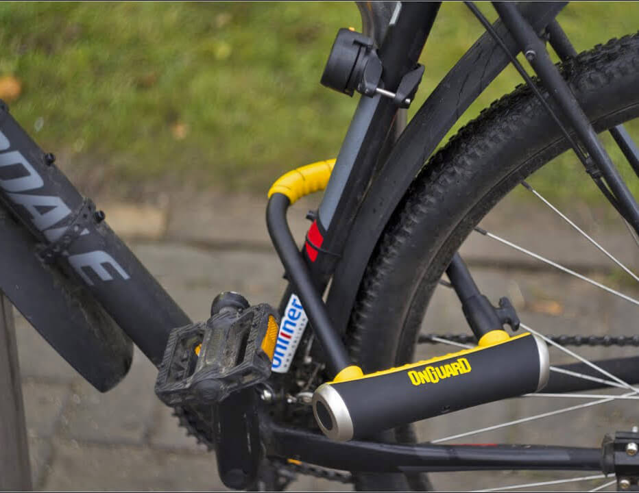 ONGUARD Brute STD U-Lock on a bike