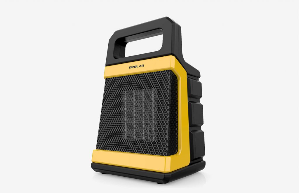 OPOLAR 1500W Ceramic Space Heater with Adjustable Thermostat
