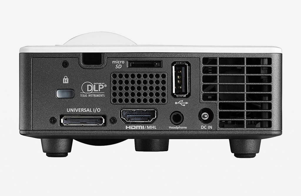 Optoma ML1050ST+ back