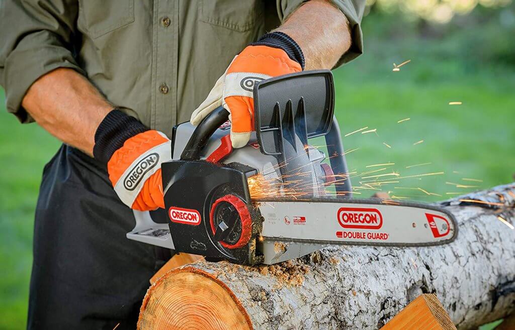 Oregon Cordless CS300-A6 Electric Chainsaw self-sharpening blade