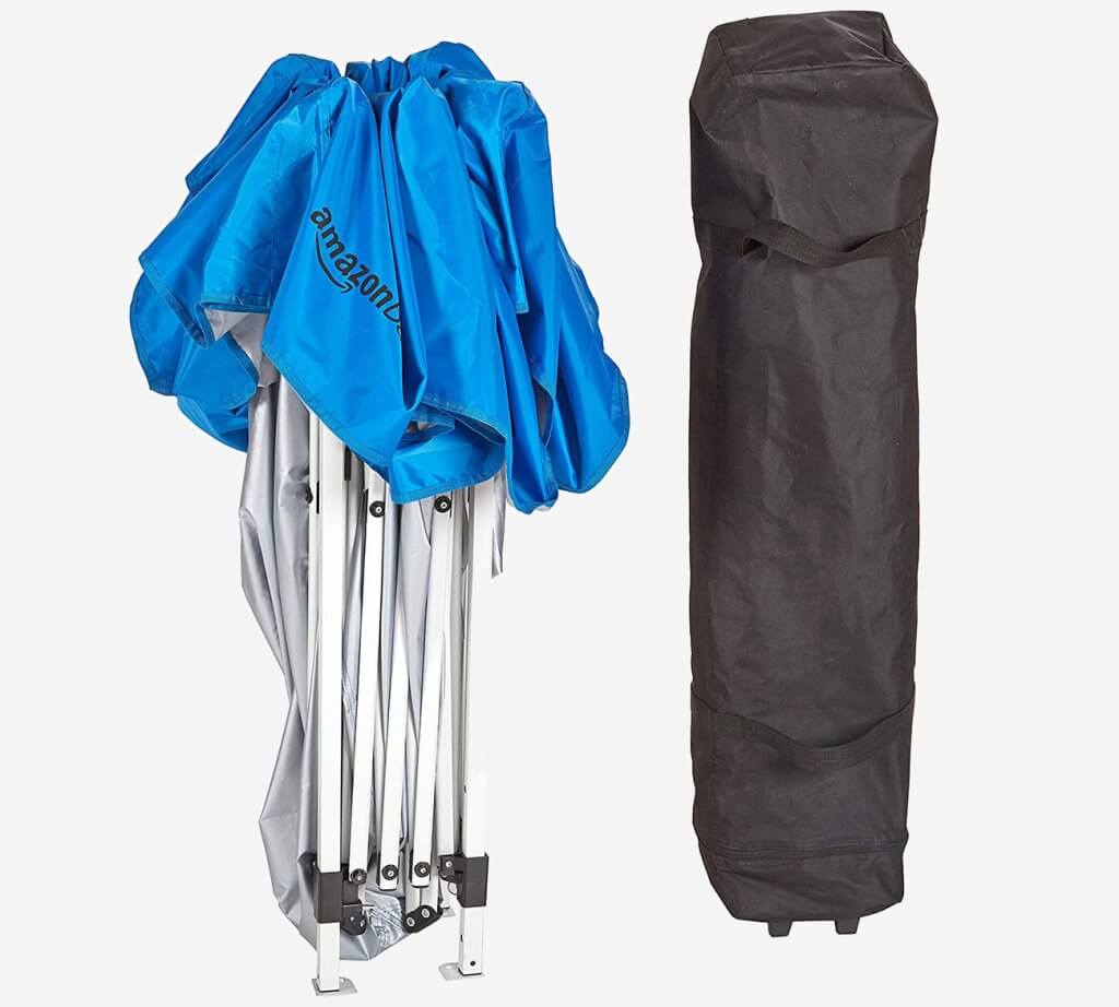 packed up AmazonBasics Pop-up Canopy Tent