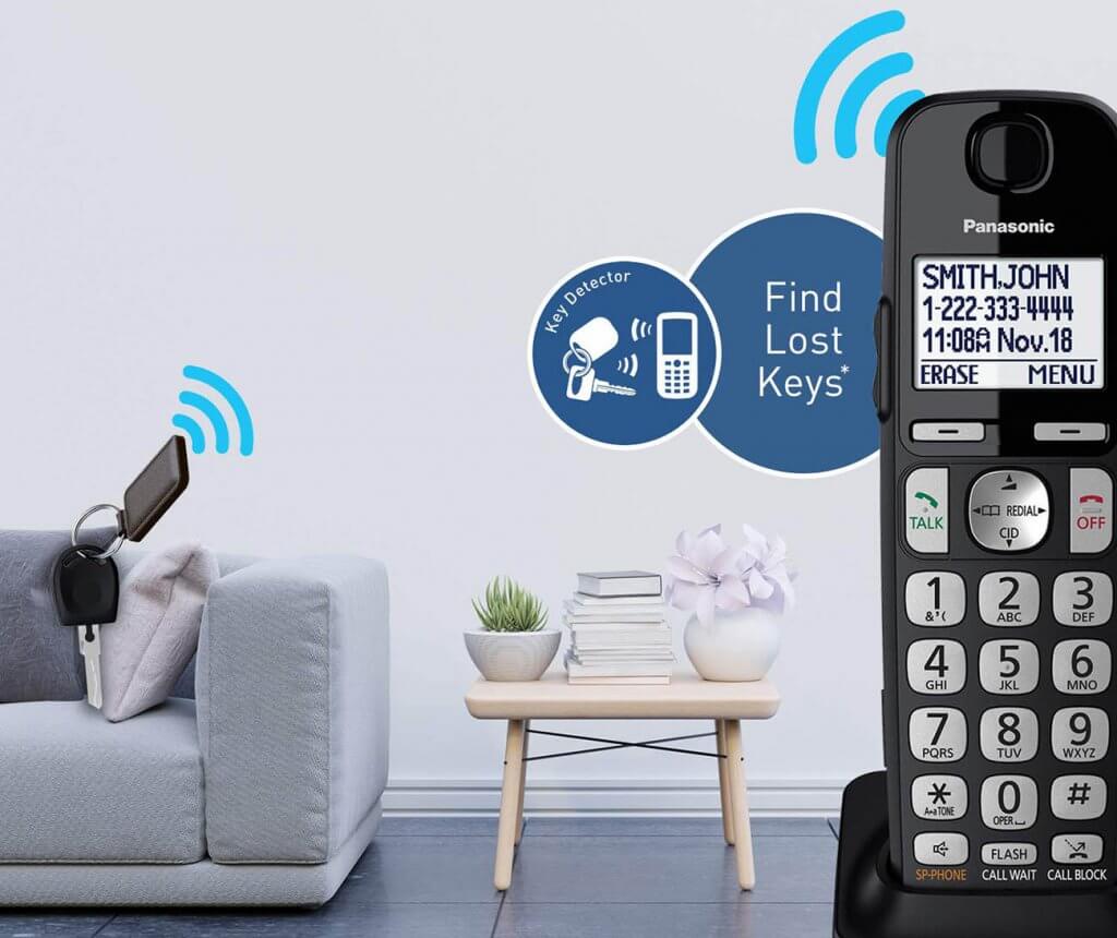 Panasonic KX-TGE434B 4-Pack key detector