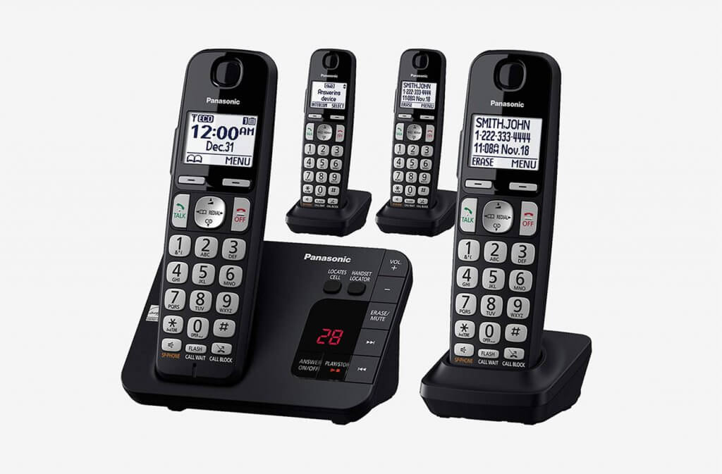 Panasonic KX-TGE434B 4-Pack