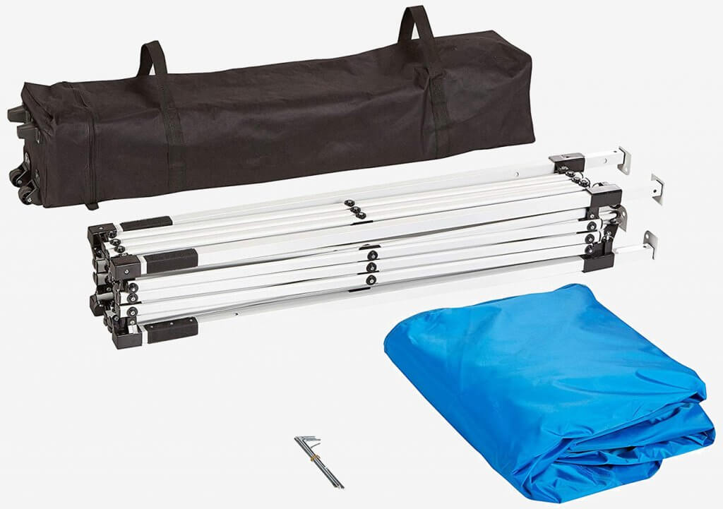 parts of the AmazonBasics Pop-up Canopy