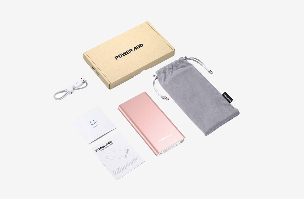 POWERADD Pilot 4GS External Battery Charger and accessories