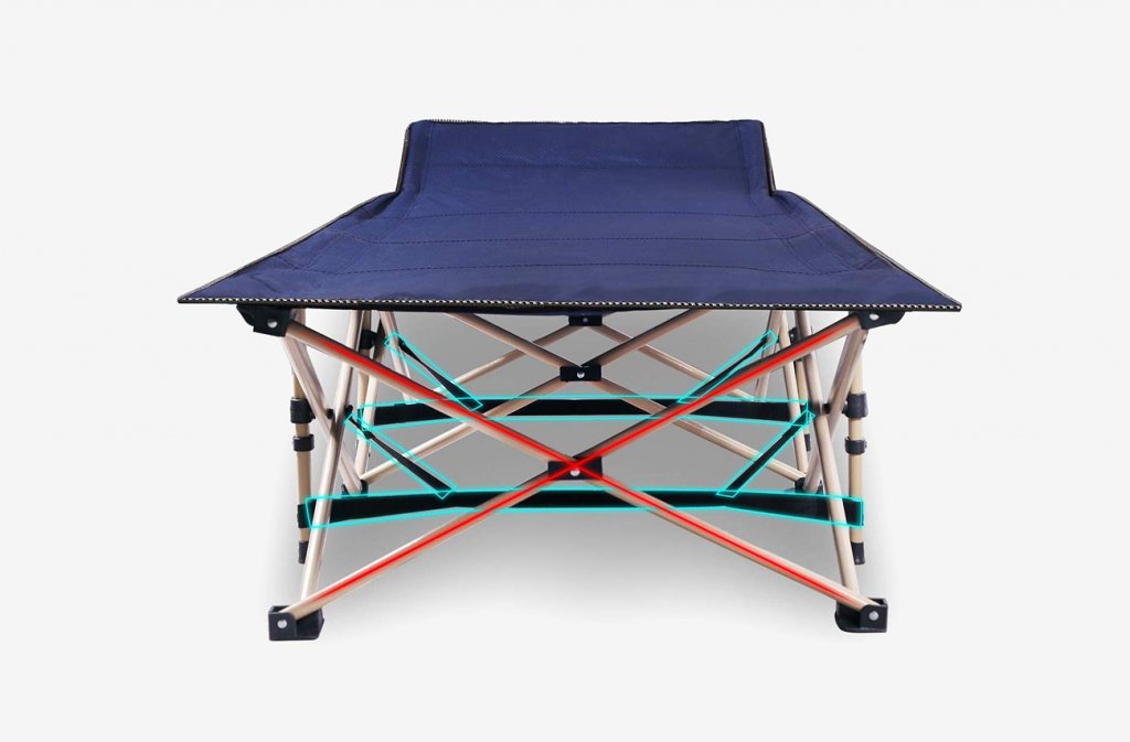 REDCAMP Heavy Duty Folding Camping Cot