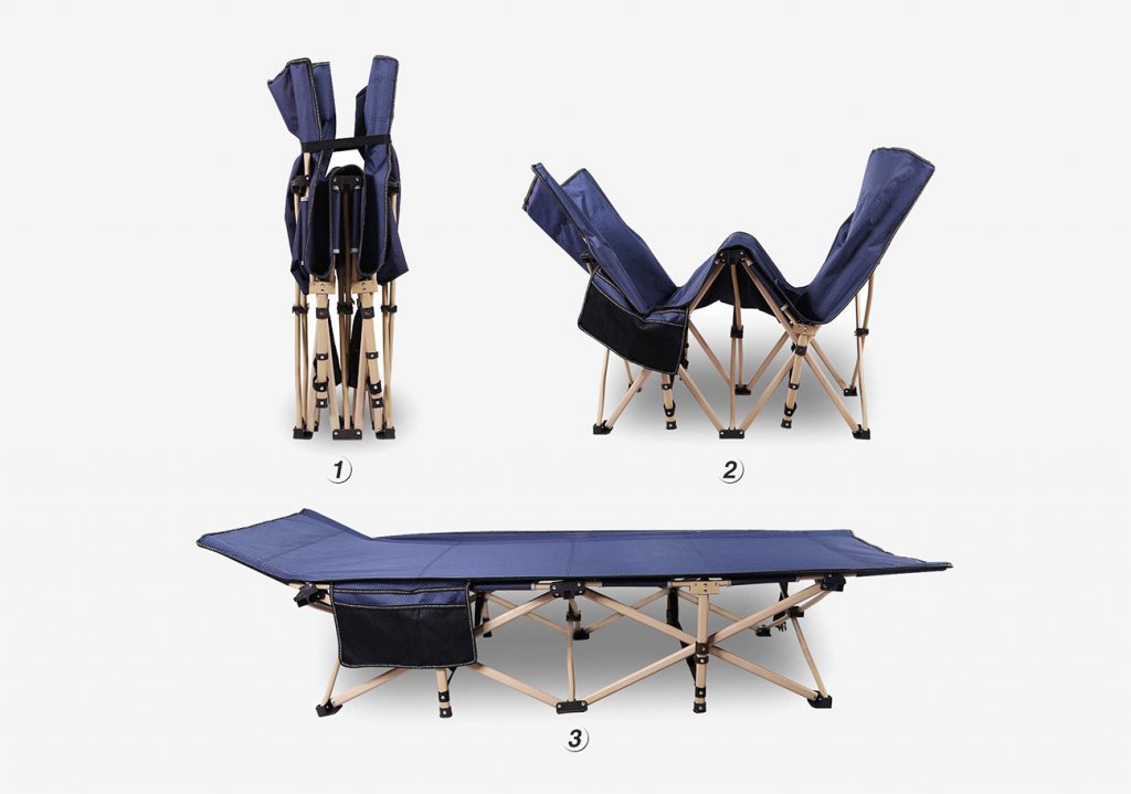 How to fold the REDCAMP Heavy Duty Folding Camping Cot
