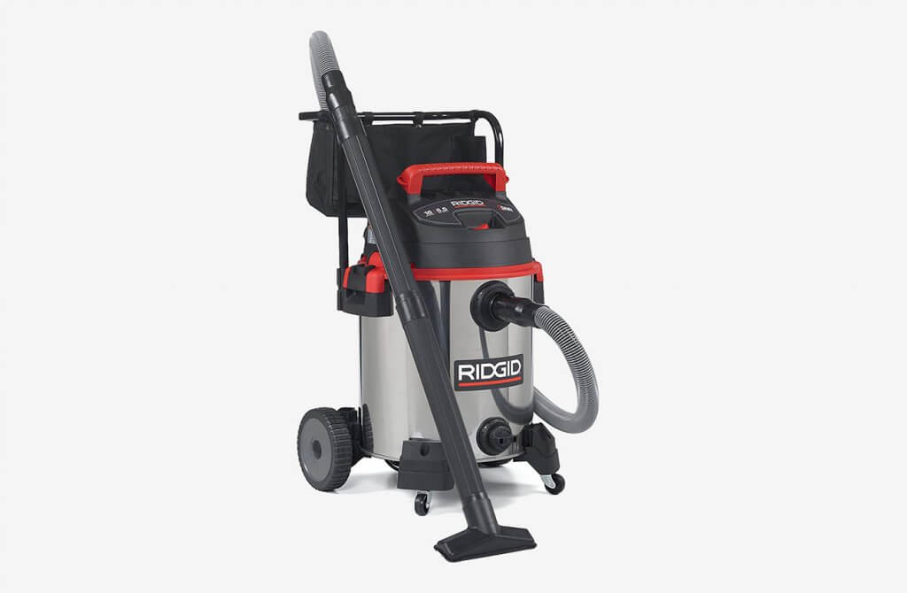 RIDGID 50353 1610RV Stainless Steel 16-Gallon Wet-Dry Shop Vacuum